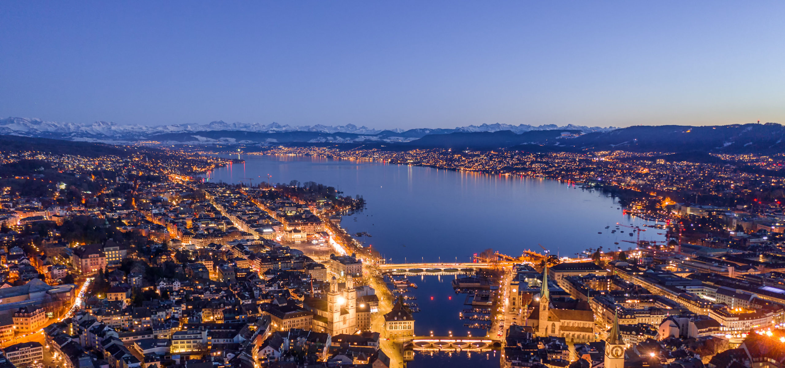 Lake Zurich by Night